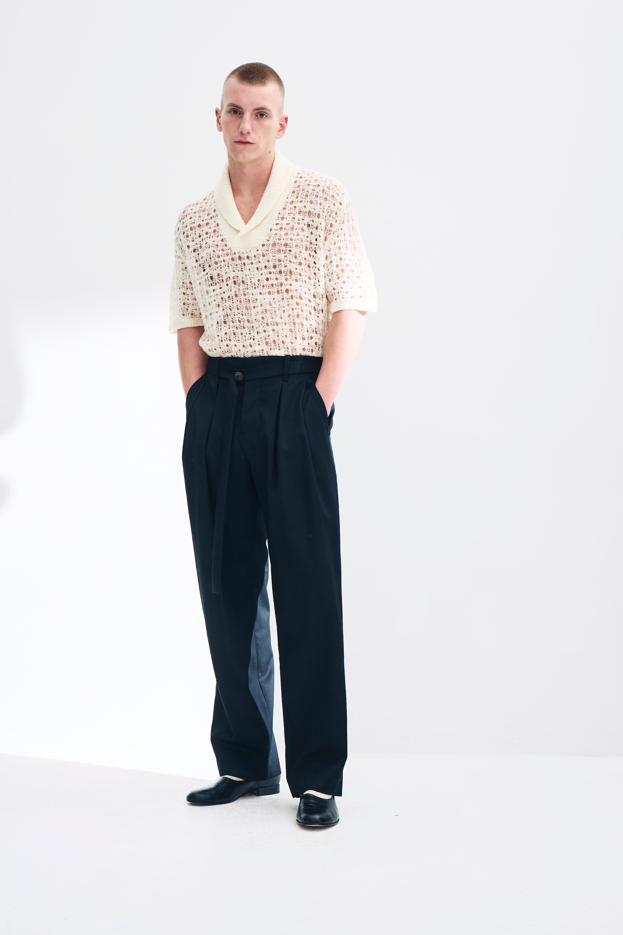 Button-Belt Grant Trouser