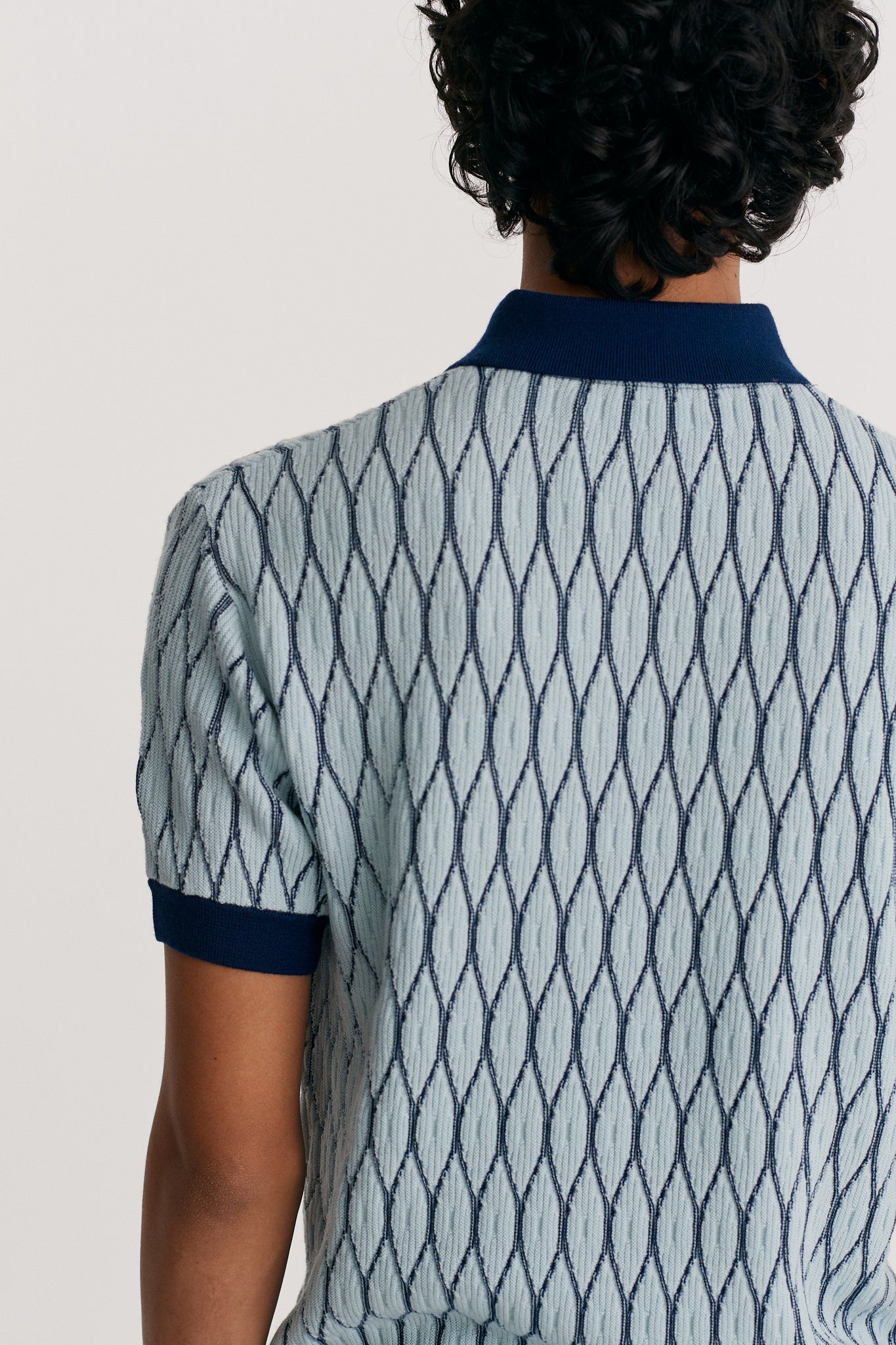 Textured Pattern Polo – King & Tuckfield