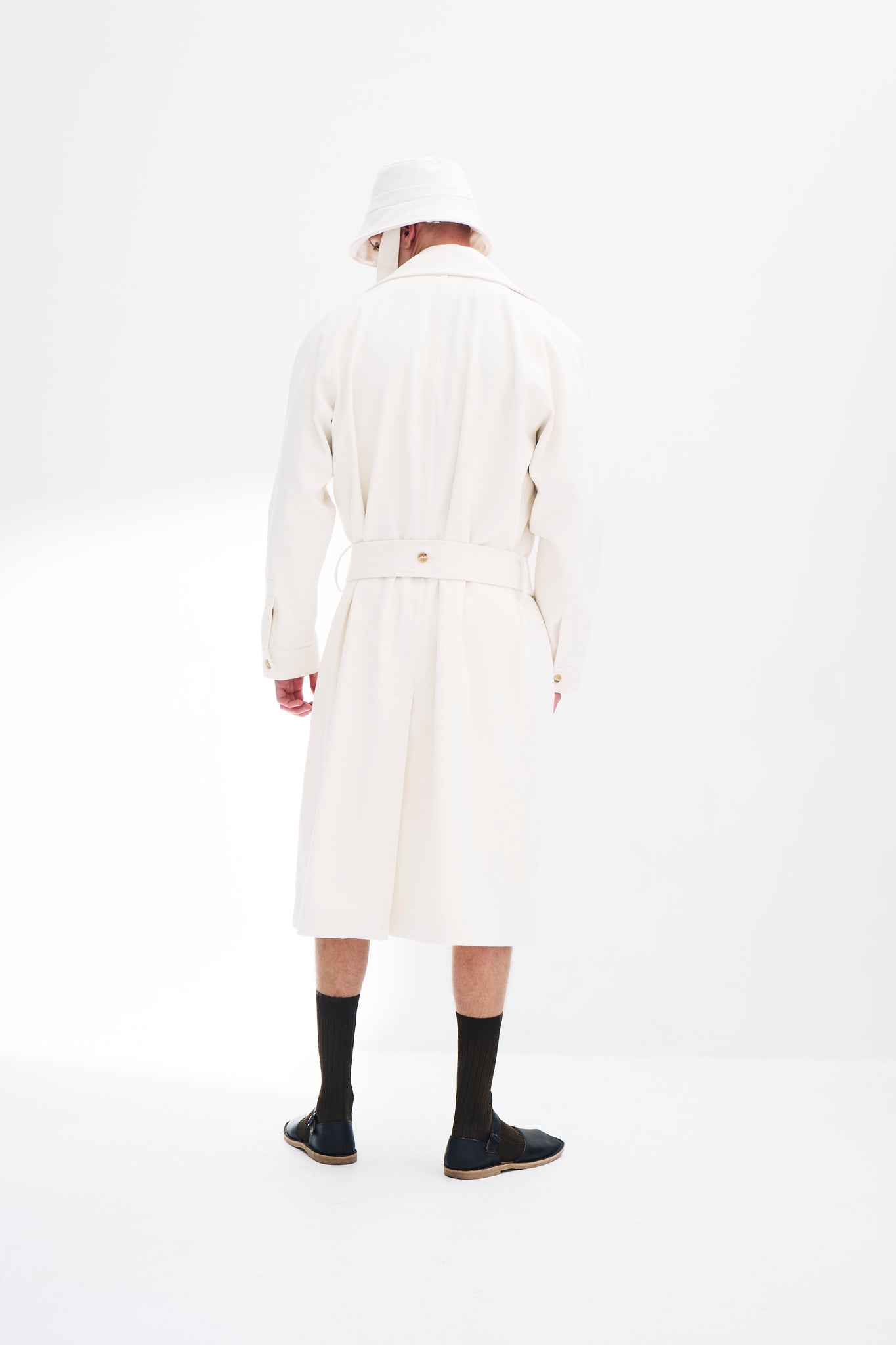 Belted Cotton Coat