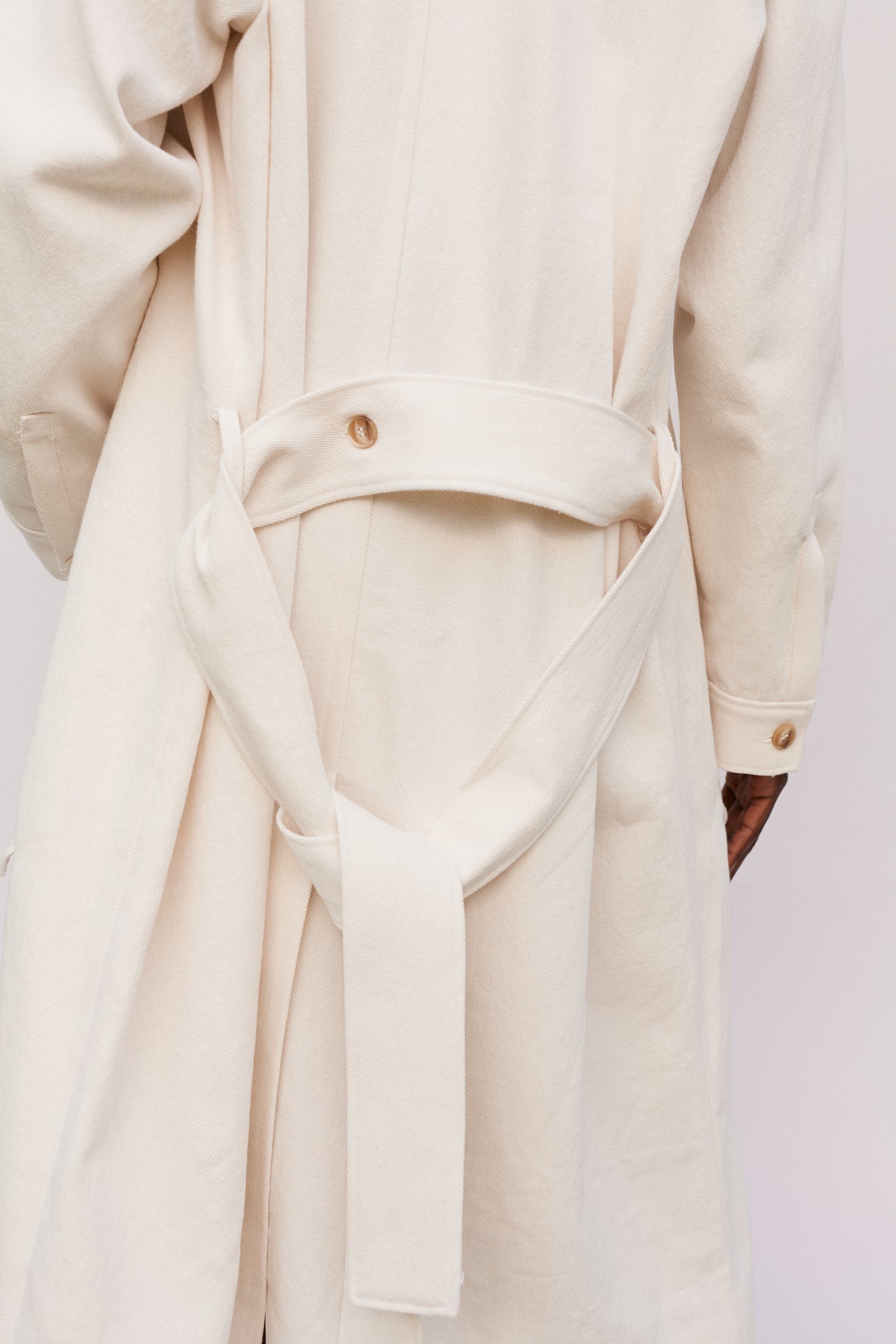 Belted Cotton Coat