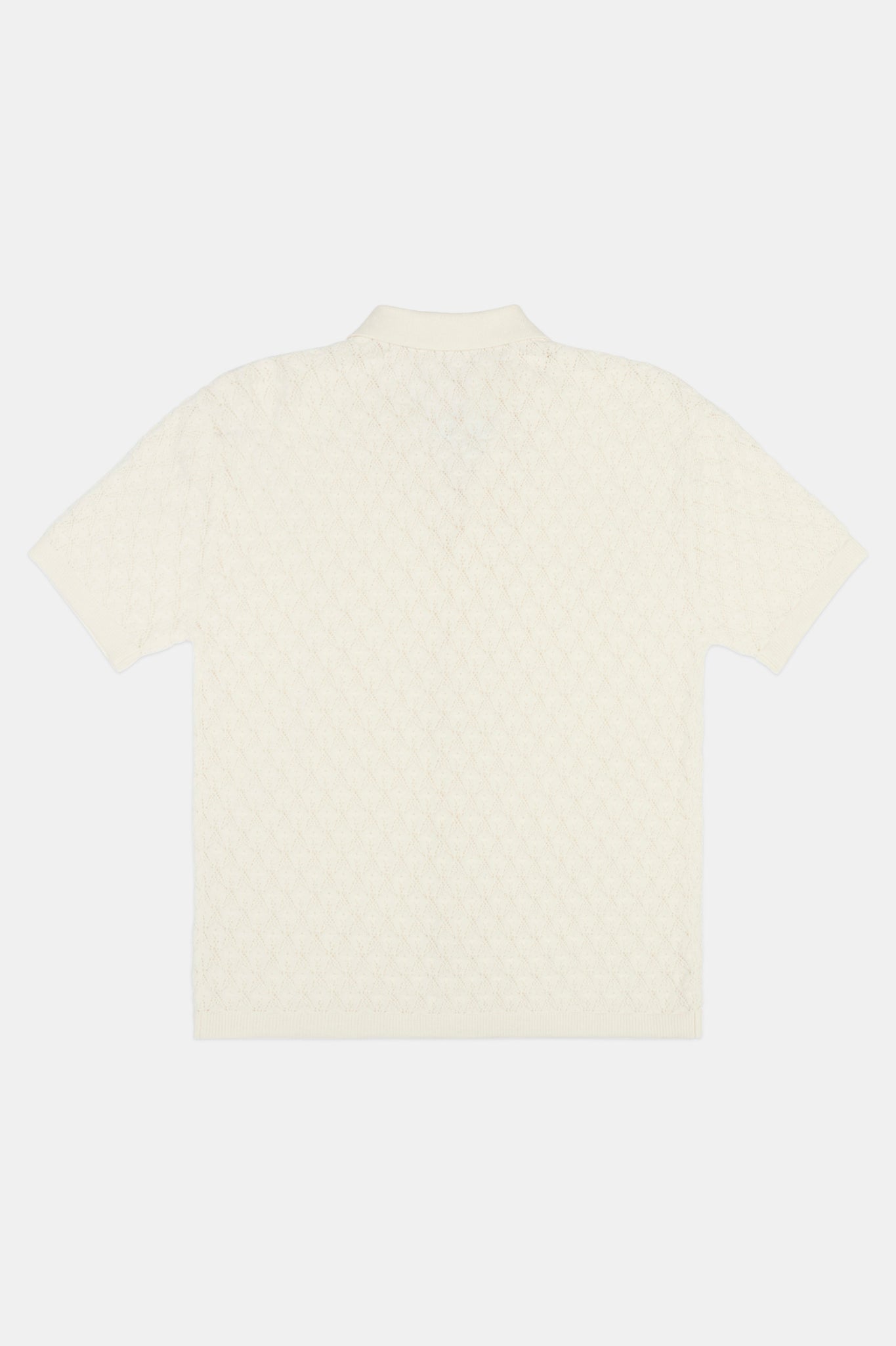 Crochet Camp Collar Shirt