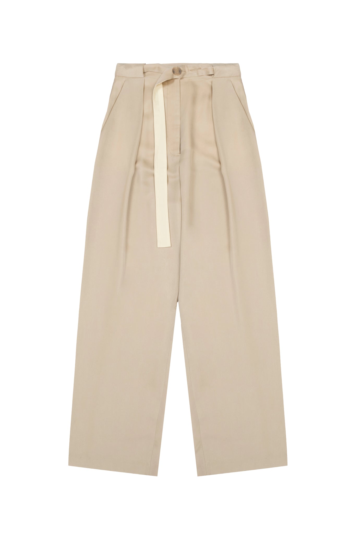Tapered Wide-Leg Trouser