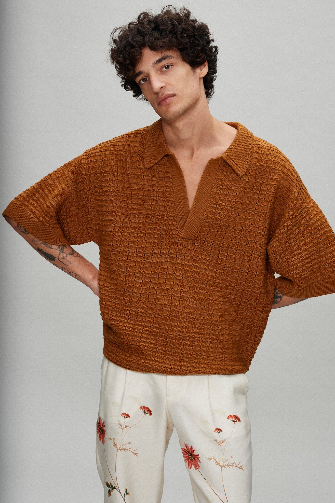 Textured Oversized SL Pullover – King & Tuckfield